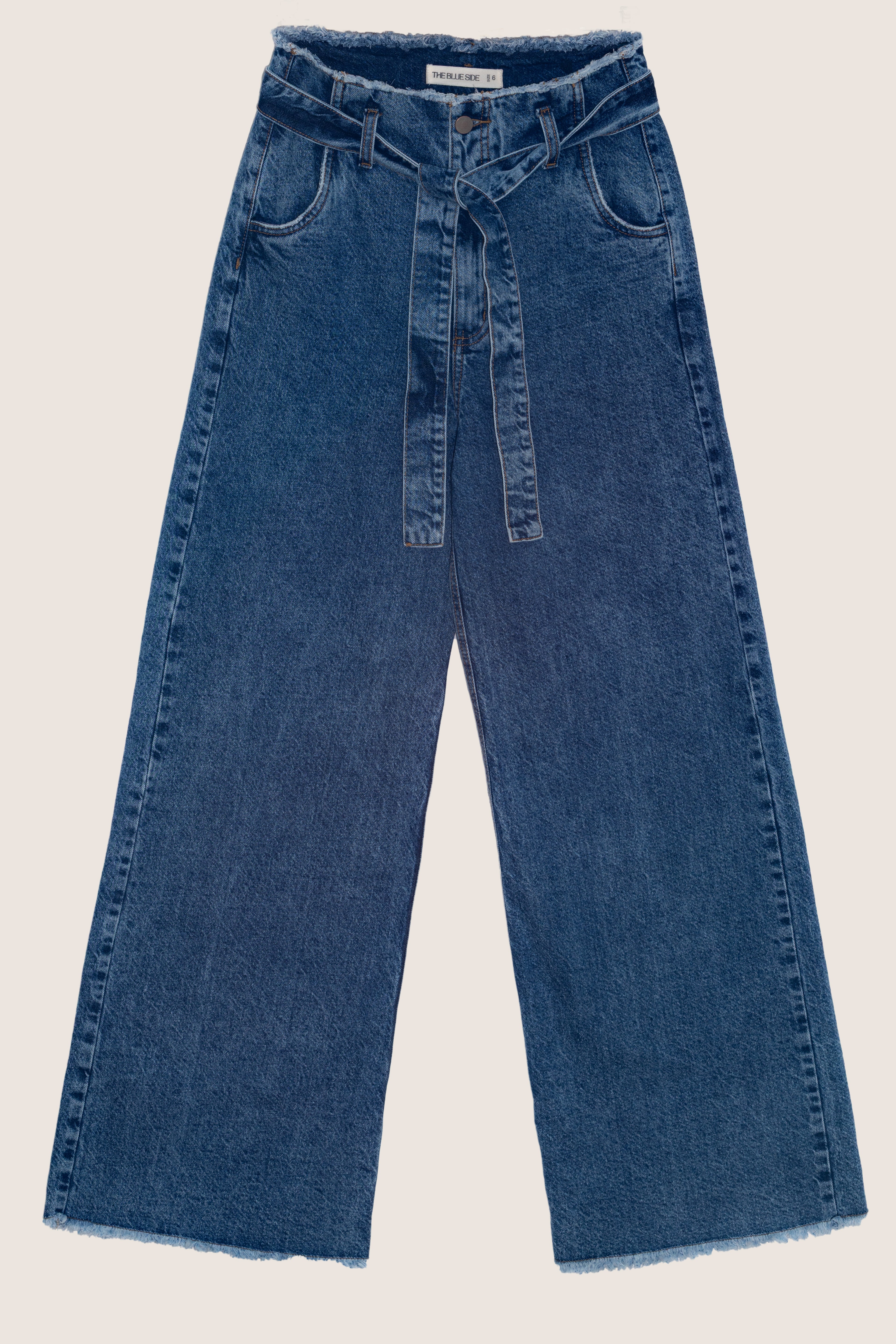 Jean tiro alto wide leg