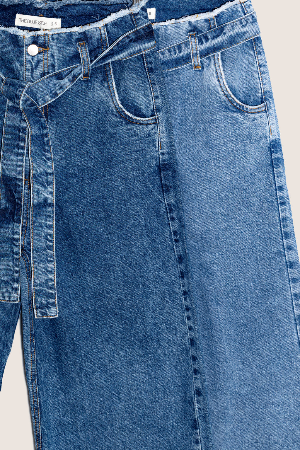 Jean tiro alto wide leg