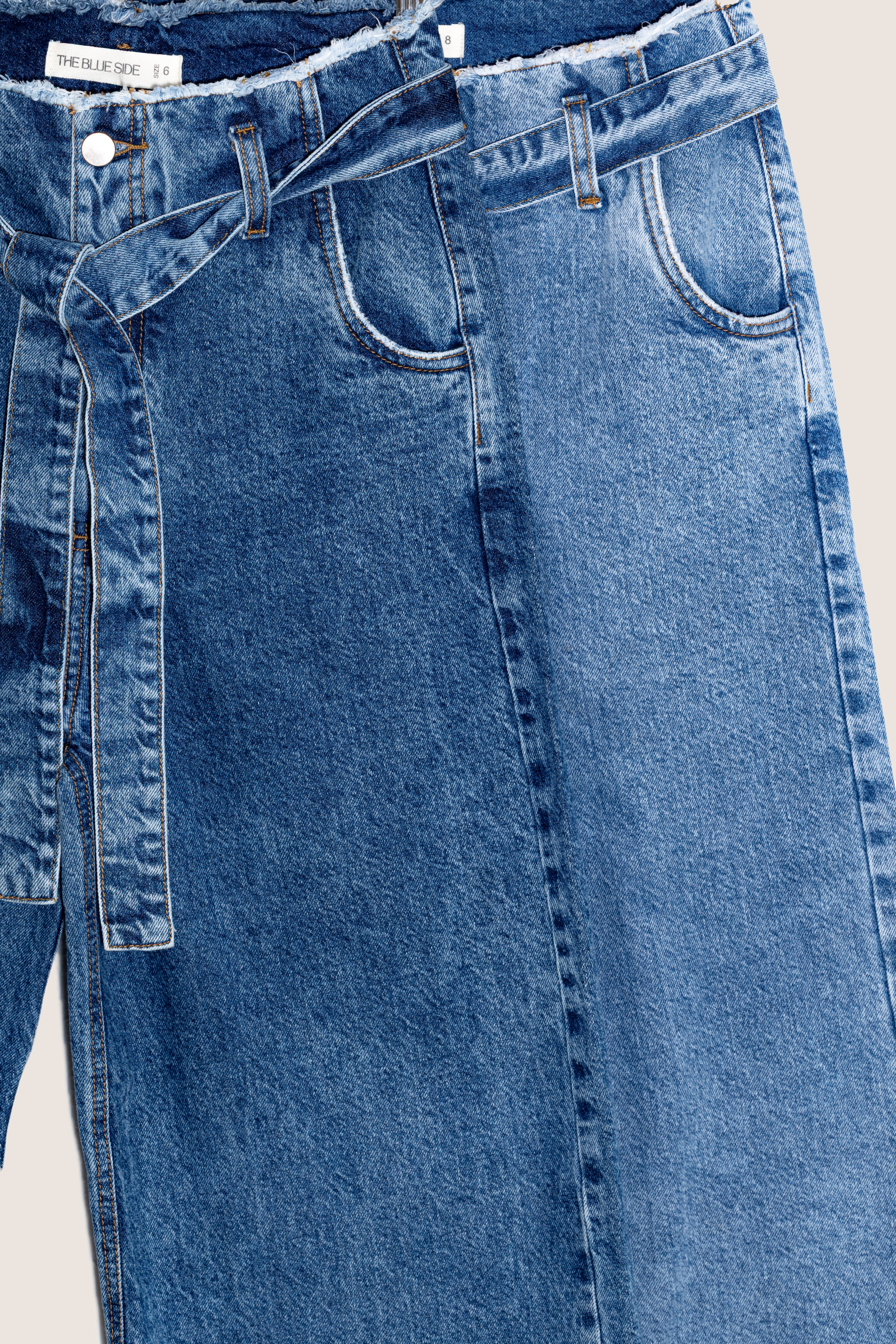 Jean tiro alto wide leg