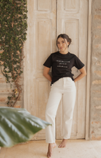 Camiseta básica estampada