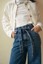 Jean tiro alto wide leg