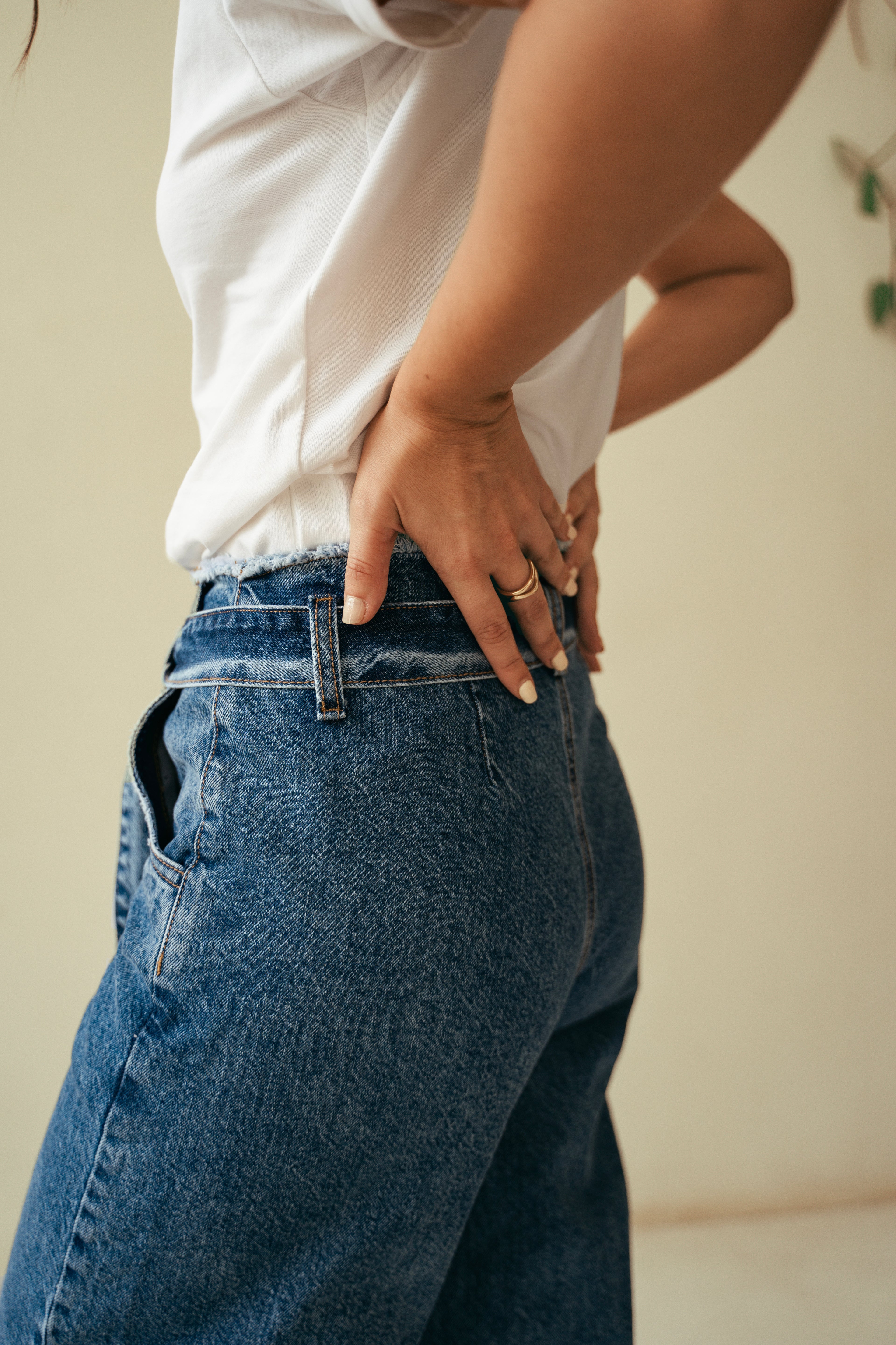 Jean tiro alto wide leg