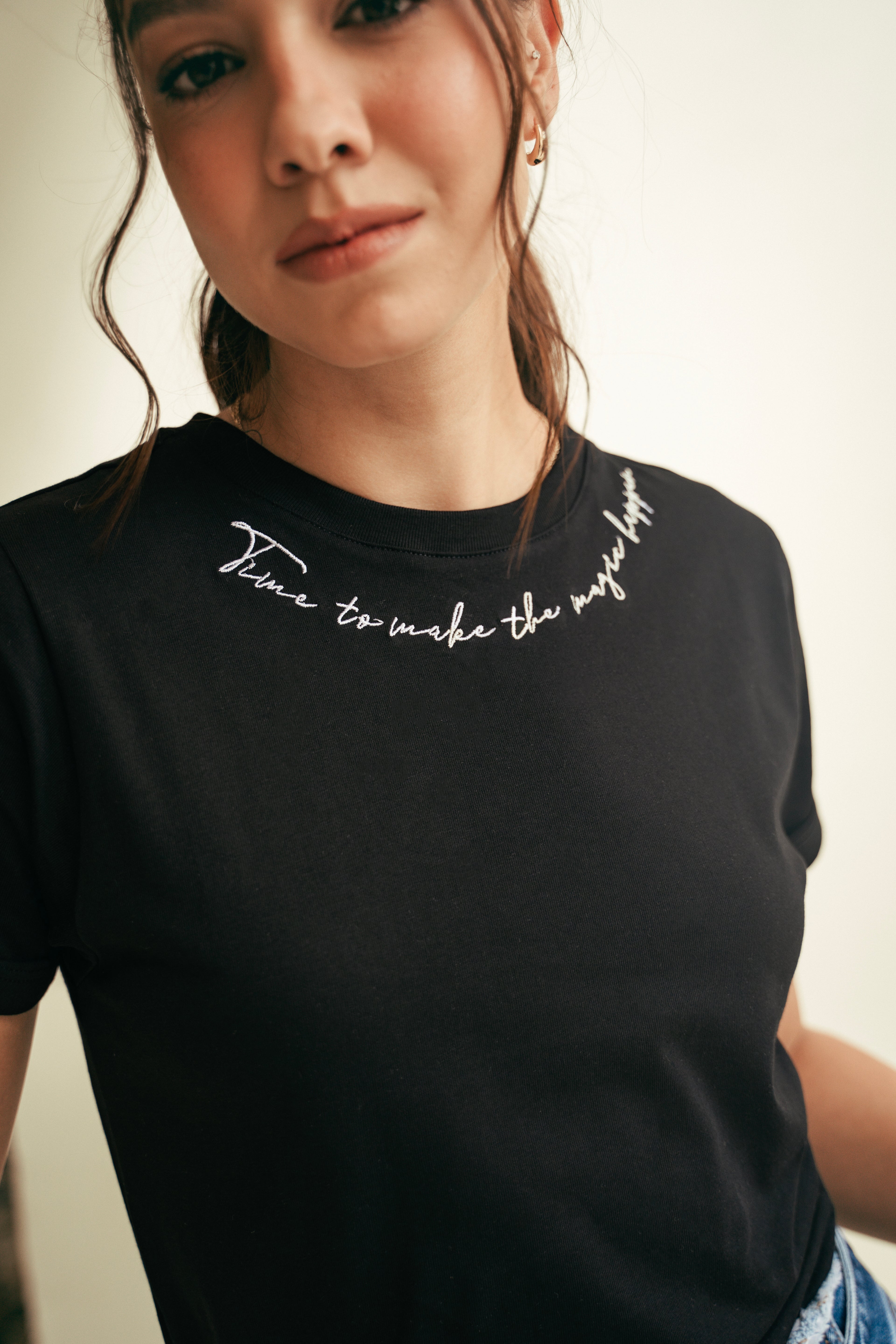 Camiseta Basica bordada