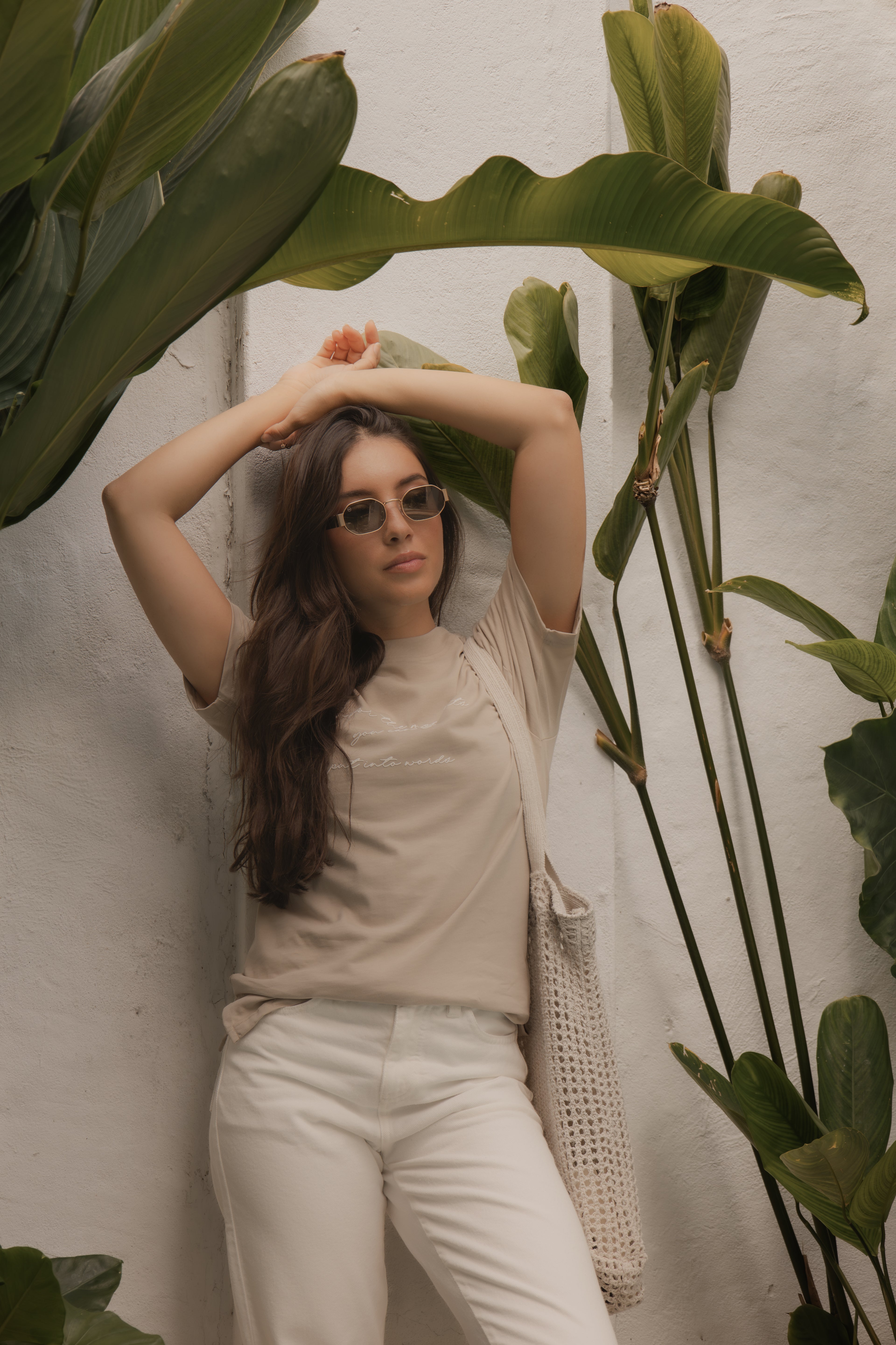 Camiseta básica estampada