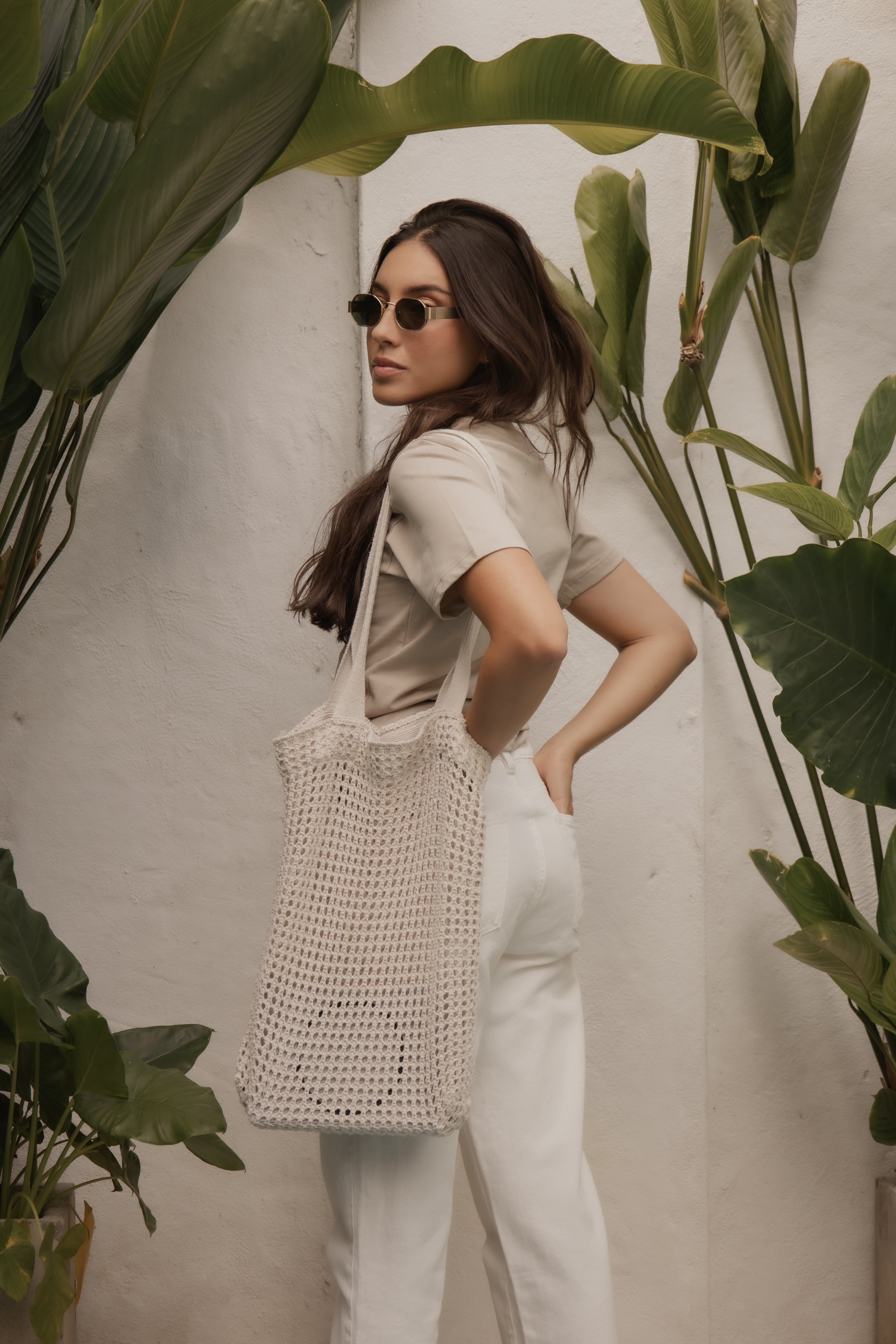 Camiseta básica estampada